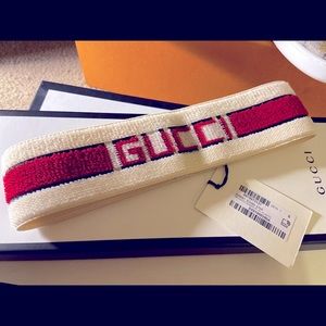 Elastic Gucci stripe headband